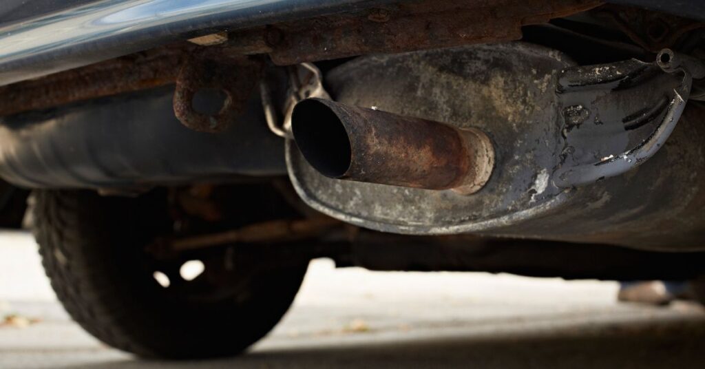 Car Exhaust Rust