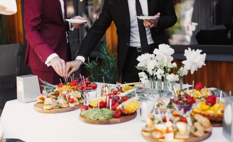 Catering service for wedding