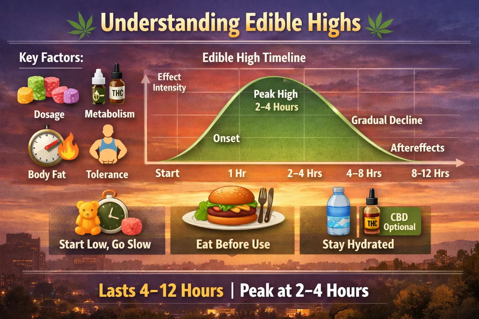 how long do edible highs last