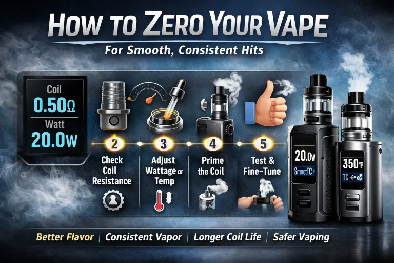 how to zero a vape