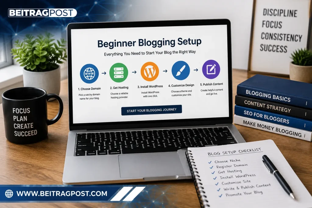Beginner blogging setup