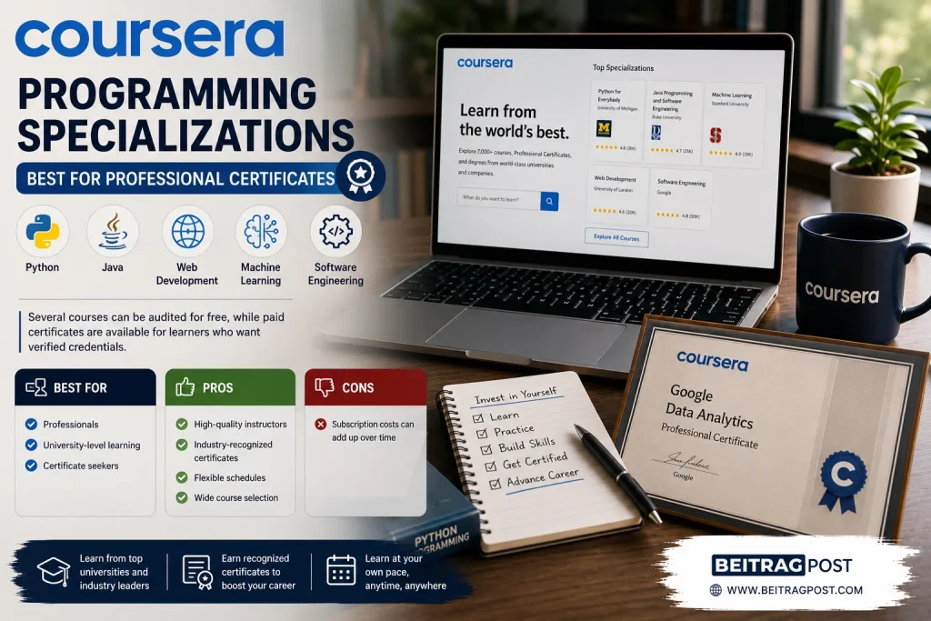Coursera Programming Specializations