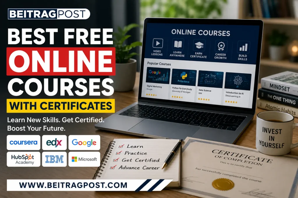 Best Free Online Courses With Certificates