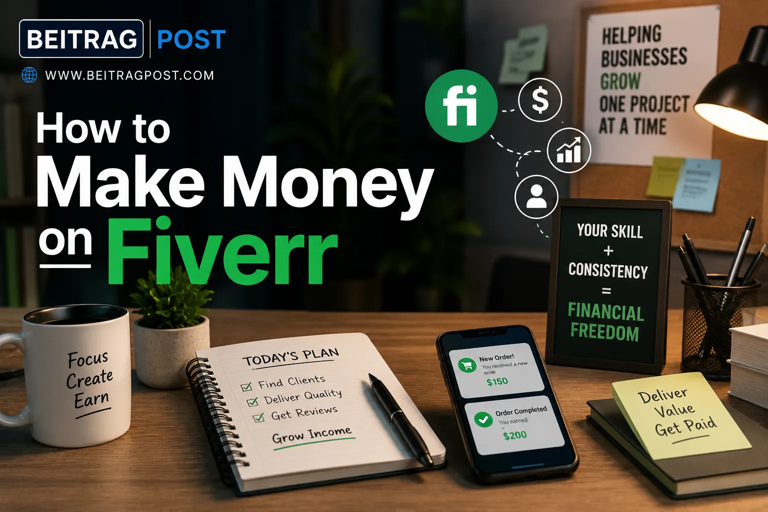 how to make money on Fiverr