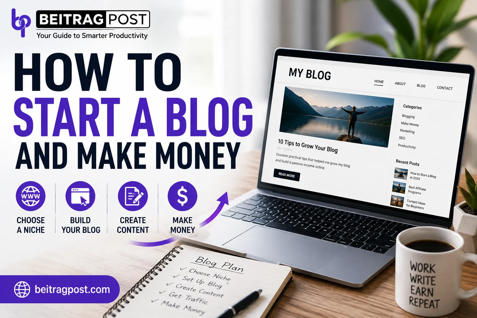 how to start a blog and make money