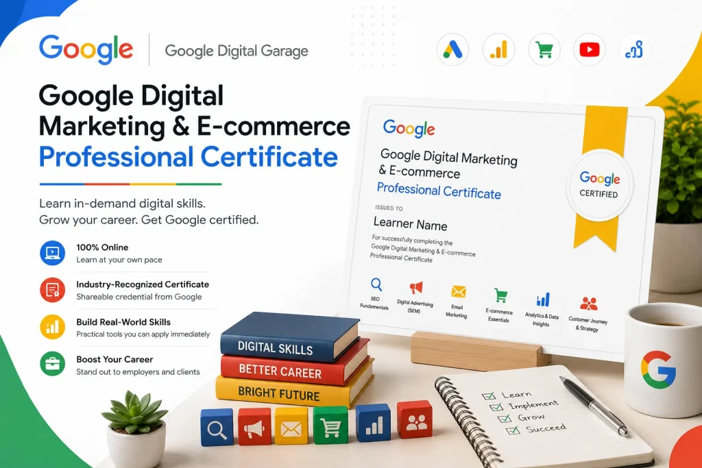 Google Digital Marketing & E-commerce Professional Certificate