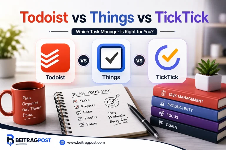 Todoist vs Things vs TickTick