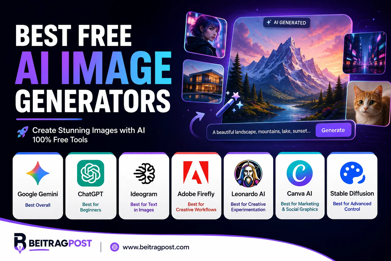 best free AI image generators